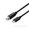 USB-C zu USB2.0-Druckertscanner MIDI-Kabel